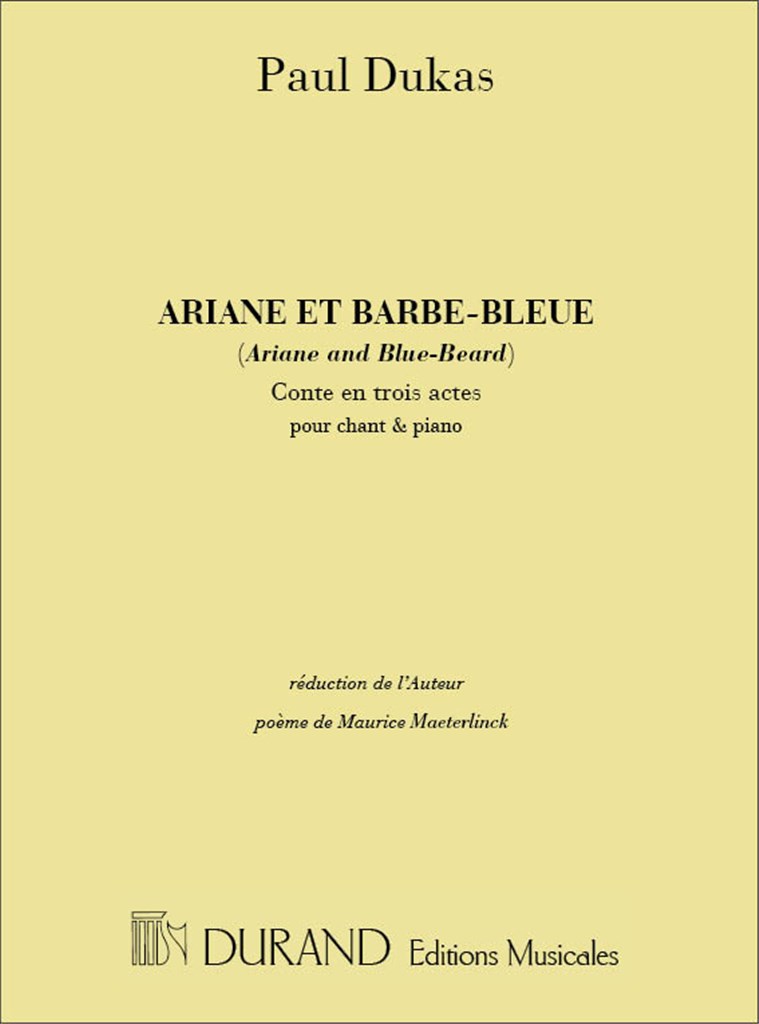 Ariane + Barbe Bleue Cht-Piano